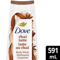 Dove Limited Edition Holiday Treats Body Wash for Deep Nourishment, Spiced Chai Latte, 591mL