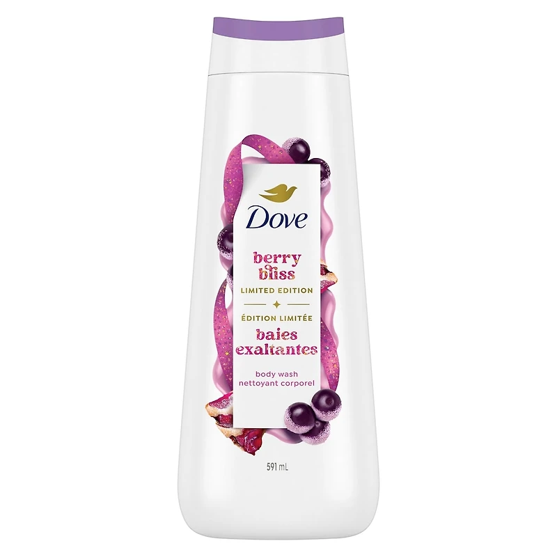 Dove Limited Edition Holiday Treats Body Wash for Deep Nourishment, Berry Bliss, 591mL