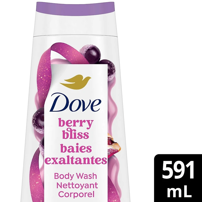 Dove Limited Edition Holiday Treats Body Wash for Deep Nourishment, Berry Bliss, 591mL