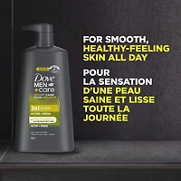 Dove Men+Care Re-energizing Active + Fresh 3N1 Body, Hair and Face Wash with 24-Hour Nourishing Micromoisture Technology Body Wash for Men   710 ml