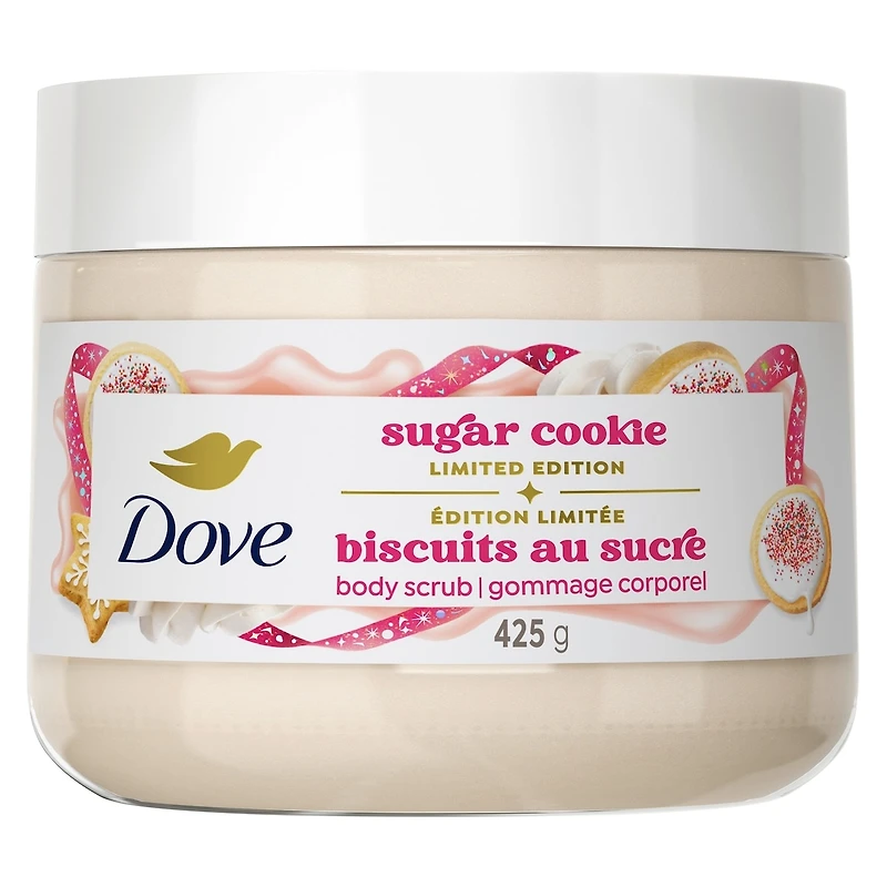 Dove Limited Edition Holiday Treats Body Scrub for Deep Nourishment, Sugar Cookie Sprinkle, 425g