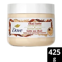 Dove Scrub Spiced Chai Latte, Exfoliates & Moisturizes Skin, 425g