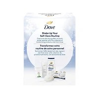 Dove Moisturizing Gift Set - Includes Daily Moisture Shampoo, Deep Moisture Body Wash, Cool Essentials Antiperspirant Stick, and Original Beauty Bar