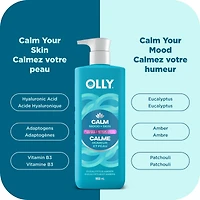 OLLY Vitamin Complex Body Wash, Calm, Eucalyptus Amber