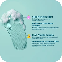 OLLY Vitamin Complex Body Wash, Calm, Eucalyptus Amber