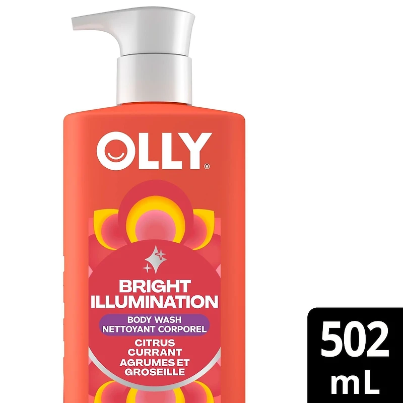 OLLY Bright Body Wash with Vitamin Complex, Citrus Currant