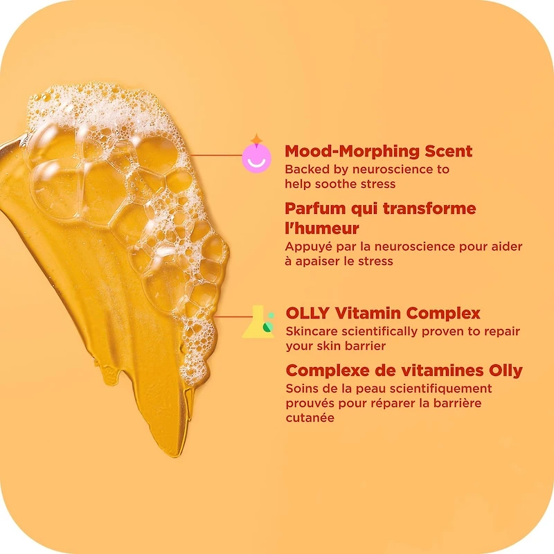 OLLY Bright Body Wash with Vitamin Complex, Citrus Currant