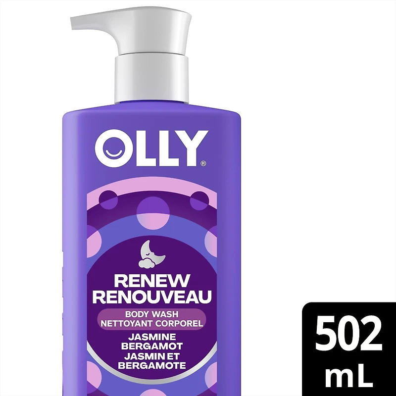 OLLY Renew Body Wash with Vitamin Complex, Jasmine Bergamot