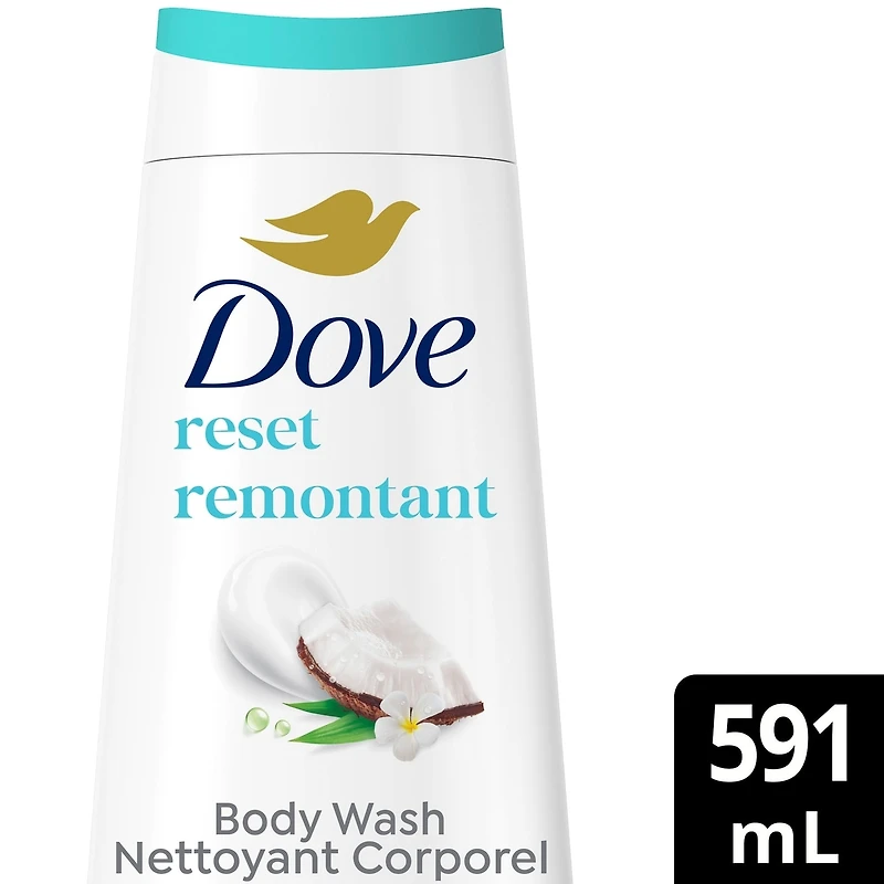 Body Wash Cleansing & Moisturizing Reset Tropical Coconut + Lime with Plant-Based Moisturizers