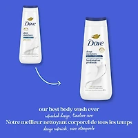 Deep Moisture Body Wash for nourishing the driest skin gentle body cleanser deeply moisturizes the skin