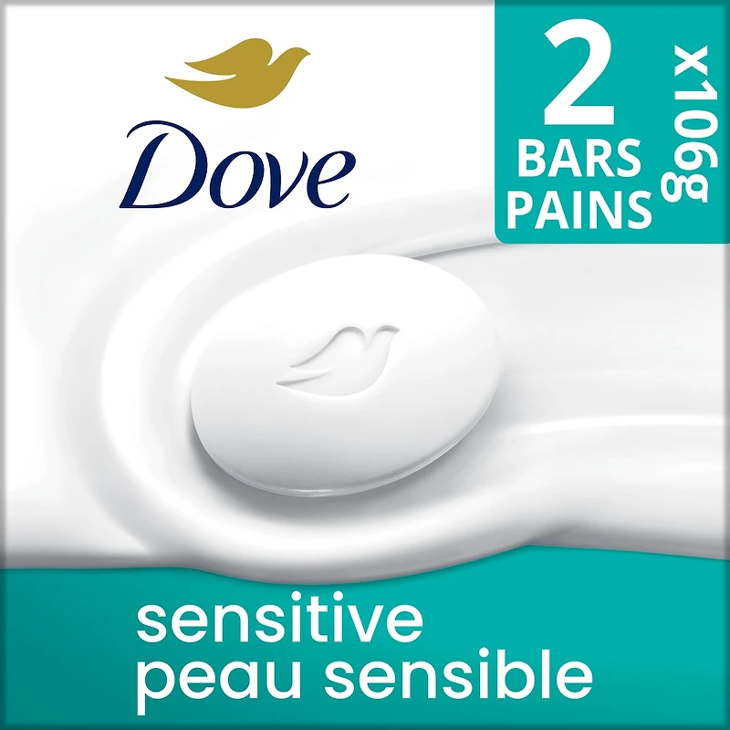 Dove Beauty Bar for sensitive skin care Sensitive Skin 106 g 2 count