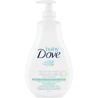 Nettoyant pour peaux hydratées, sujettes à l'eczéma Baby Dove Hydratation peau sensible sans parfum 591 ml