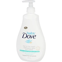 Nettoyant pour peaux hydratées, sujettes à l'eczéma Baby Dove Hydratation peau sensible sans parfum 591 ml
