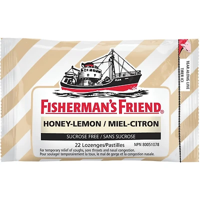 Pastilles Meil-Citron Sans Sucre de Fisherman's Friend
