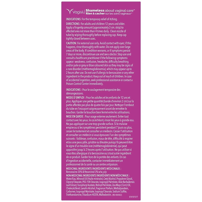 Crème antidémangeaisons extra-forte Vagisil®