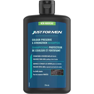 Just for Men Colour Preserve and Strengthen Shampoo for Dark Shades