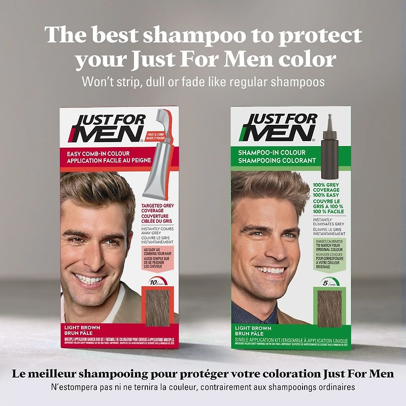 Just for Men Colour Preserve and Strengthen Shampoo for Light Shades