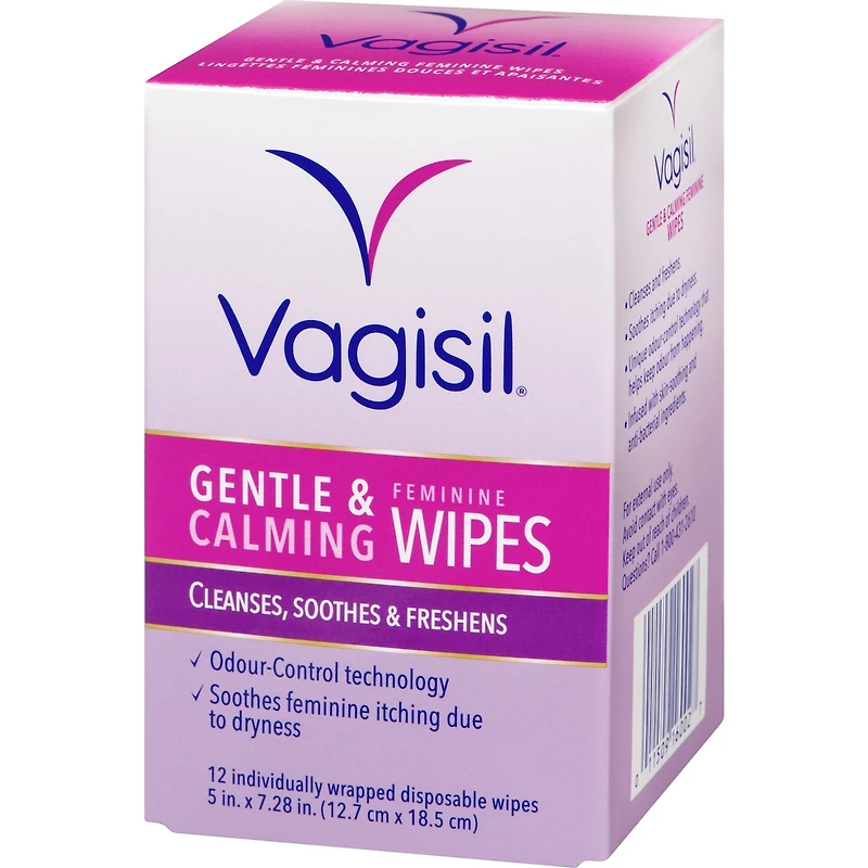 Lingettes féminines douces et apaisantes Vagisil®