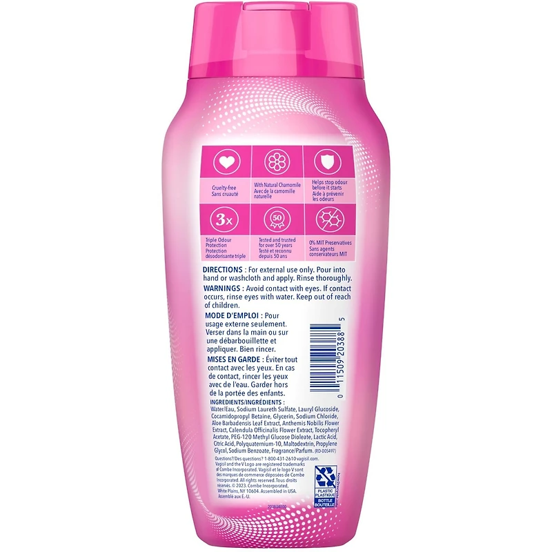 Nettoyant intime quotidien Désodorisant