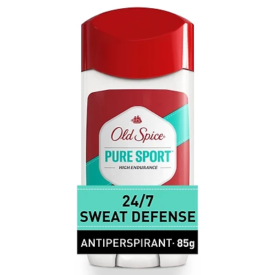 Antisudorifique et désodorisant longue durée en bâton Old Spice High Endurance pour hommes, Pure Sport, 85 g