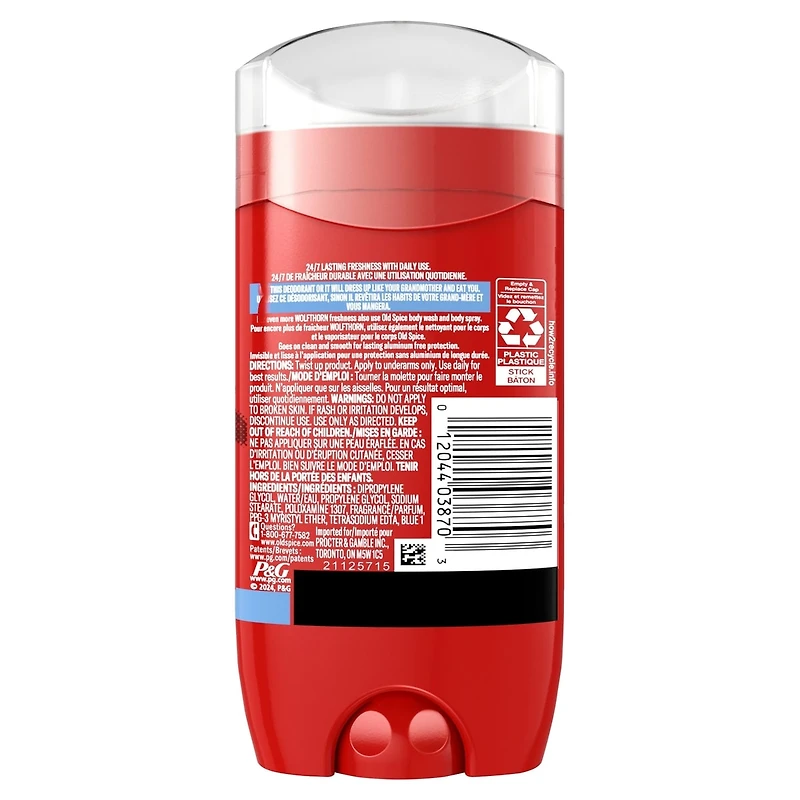 Old Spice Wild Collection Wolfthorn Deodorant for Men, 85 grams