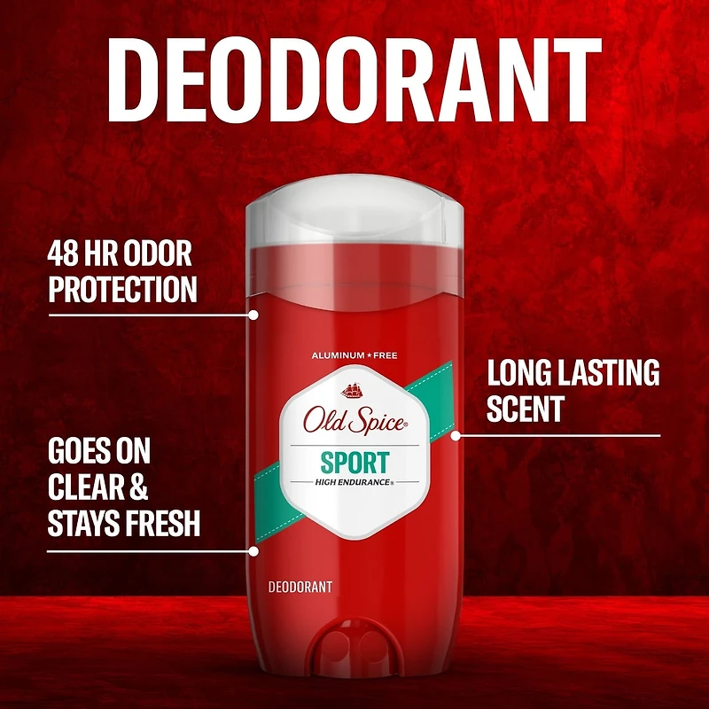 Old Spice High Endurance Pure Sport Deodorant for Men, 85 g