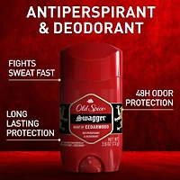 Antisudorifique et désodorisant Old Spice pour hommes Red Zone Swagger, 73 g