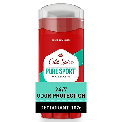 Désodorisant Old Spice High Endurance Pure Sport pour hommes, 107 grammes