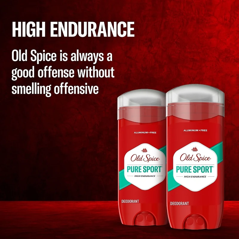 Old Spice High Endurance Pure Sport Deodorant for Men,107 grams