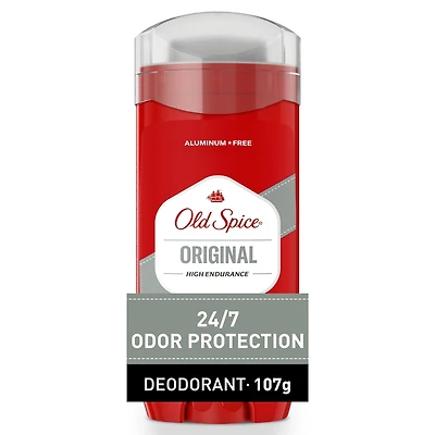 Désodorisant Old Spice High Endurance pour hommes, parfum Original, 107 grammes
