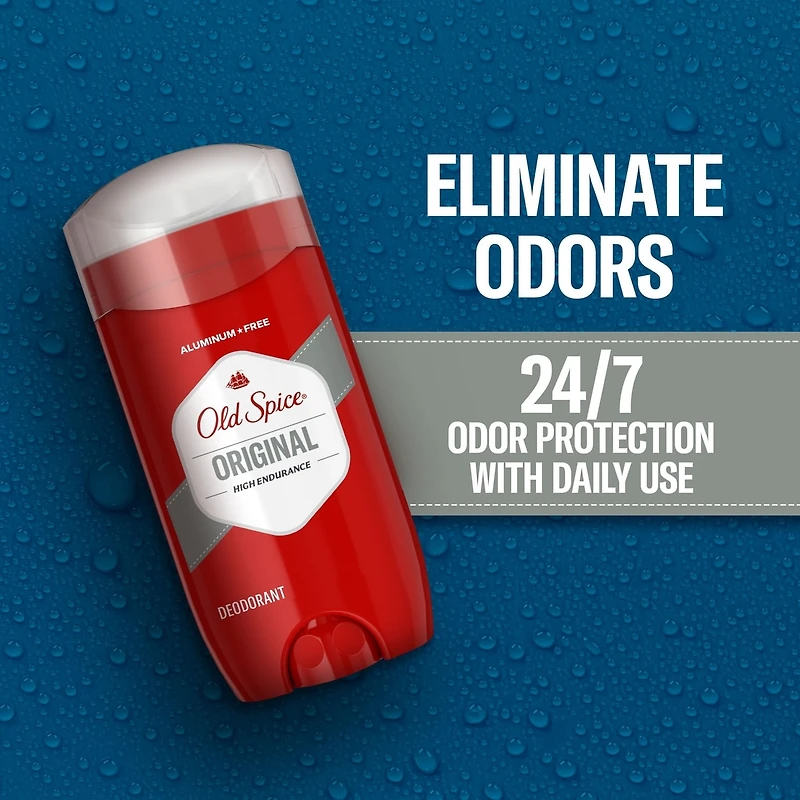 Old Spice High Endurance Original Scent Deodorant for Men,107 grams