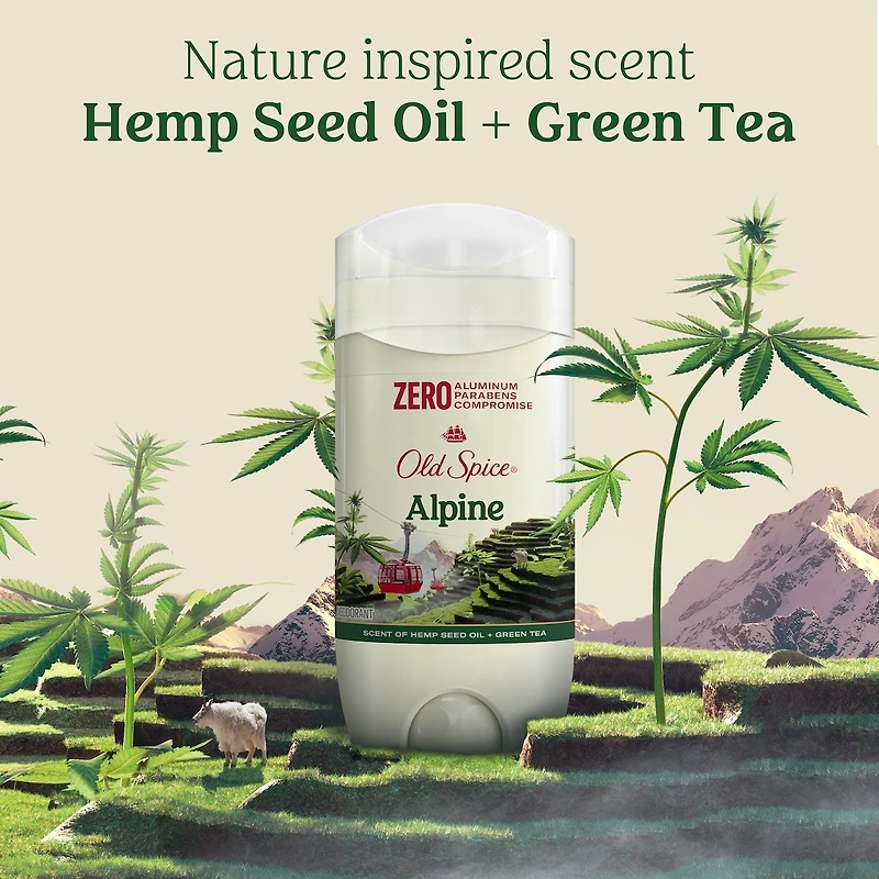 Old Spice Fresh Collection Deodorant Alpine with Hemp Oil