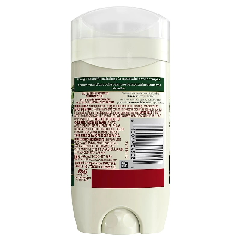 Old Spice Fresh Collection Deodorant Alpine with Hemp Oil