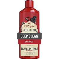 Shampooing pour hommes Lavage intense avec charbon de bois, parfum frais et propre, élimine la saleté et le sébum accumulés, 400mL