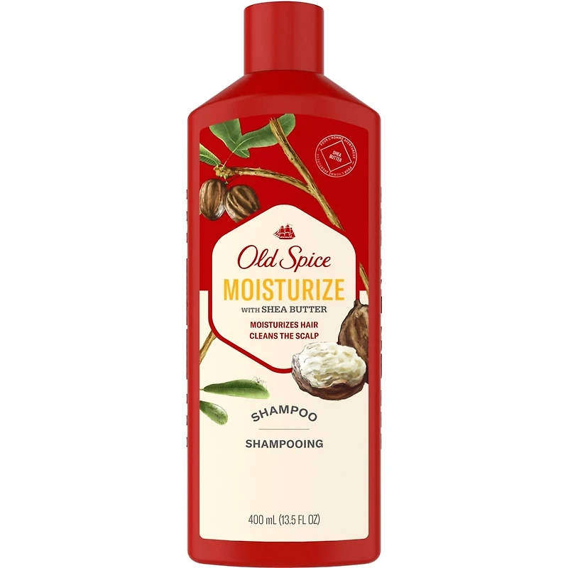 Shampooing avec beurre de karité pour hommes Hydrate, 400 mL