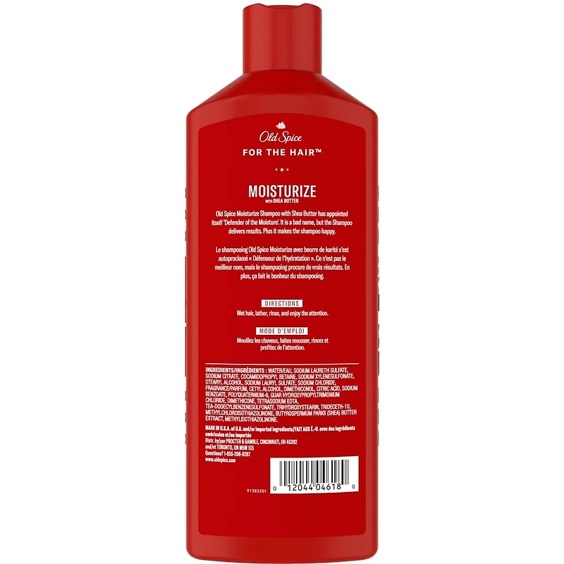 Shampooing avec beurre de karité pour hommes Hydrate, 400 mL