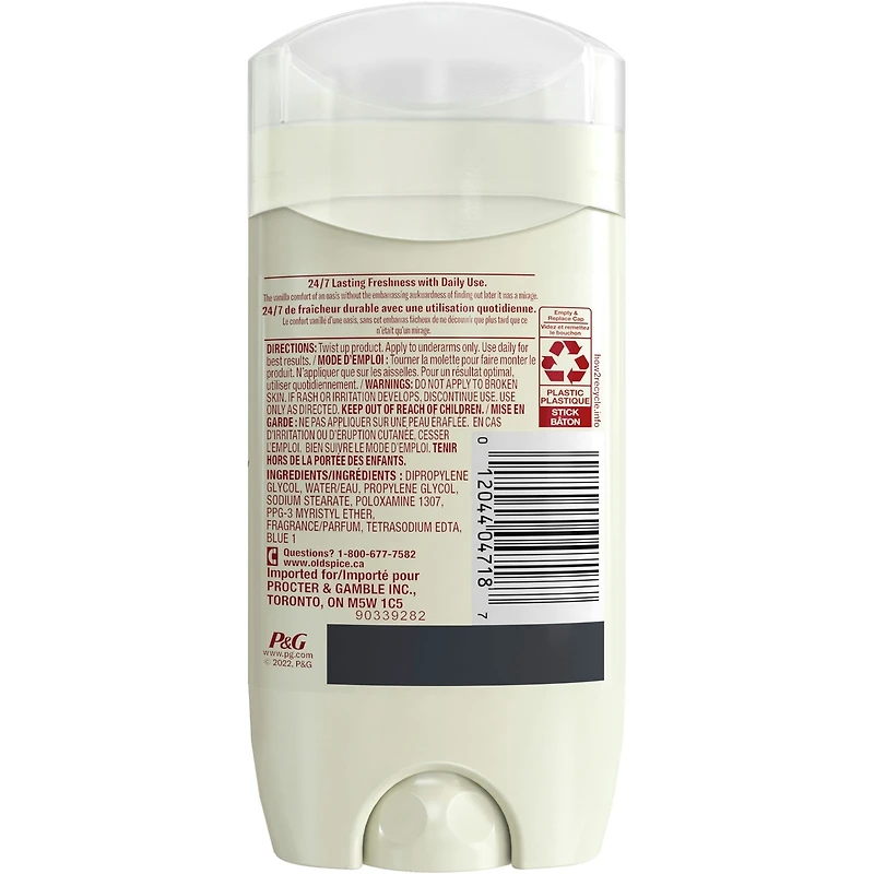Old Spice collection Fraicheur – Desodorisant Oasis avec vanille