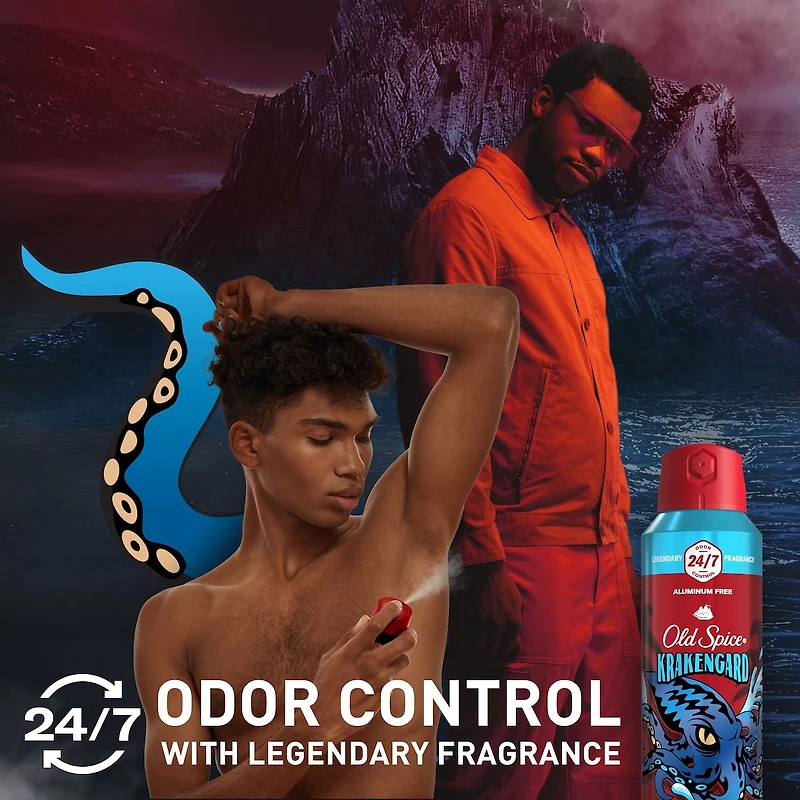 Old Spice Wild Collection Body Spray Krakengard 144g