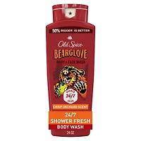 Old Spice Body Wash for Men, Bearglove, Long Lasting Lather