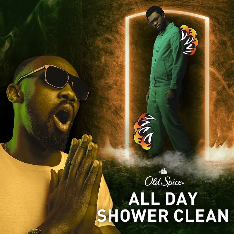 Old Spice Body Wash for Men, Bearglove, Long Lasting Lather