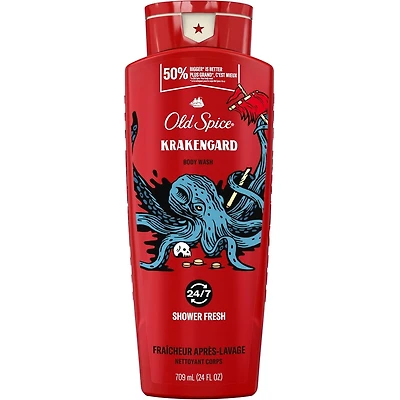 Nettoyant pour le corps pour hommes, Krakengard, mousse longue durée