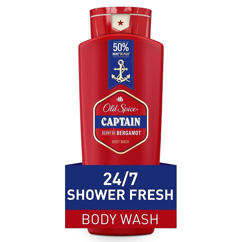 Old Spice Red Collection Body Wash for Men, Captain Scent