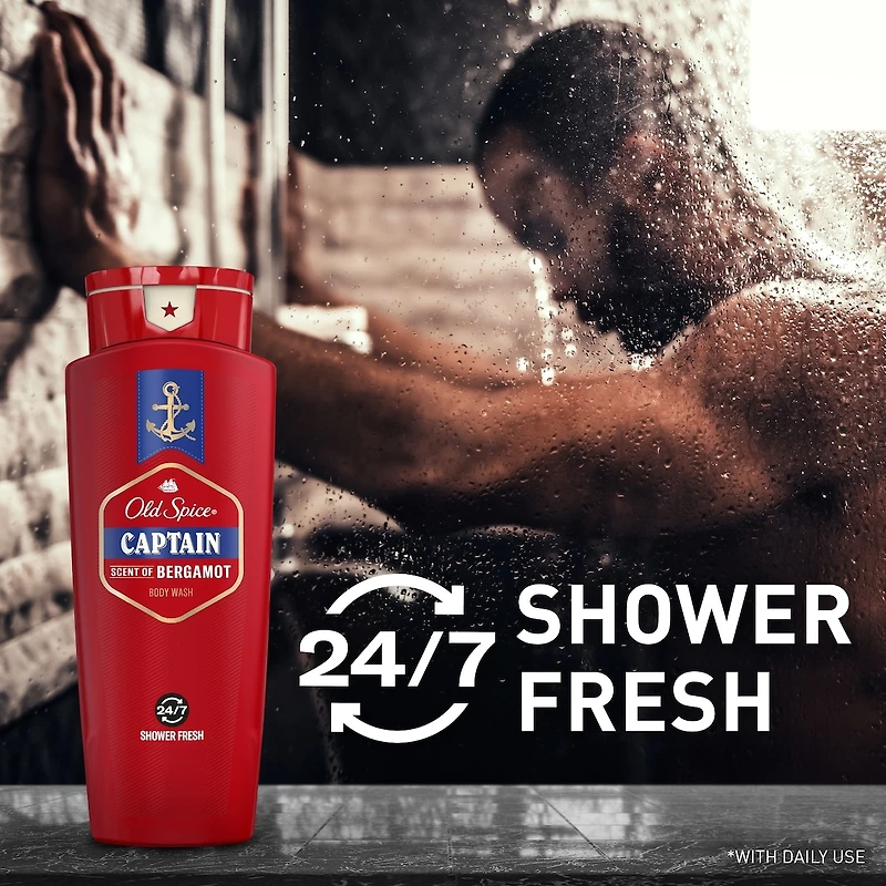 Old Spice Red Collection Body Wash for Men, Captain Scent