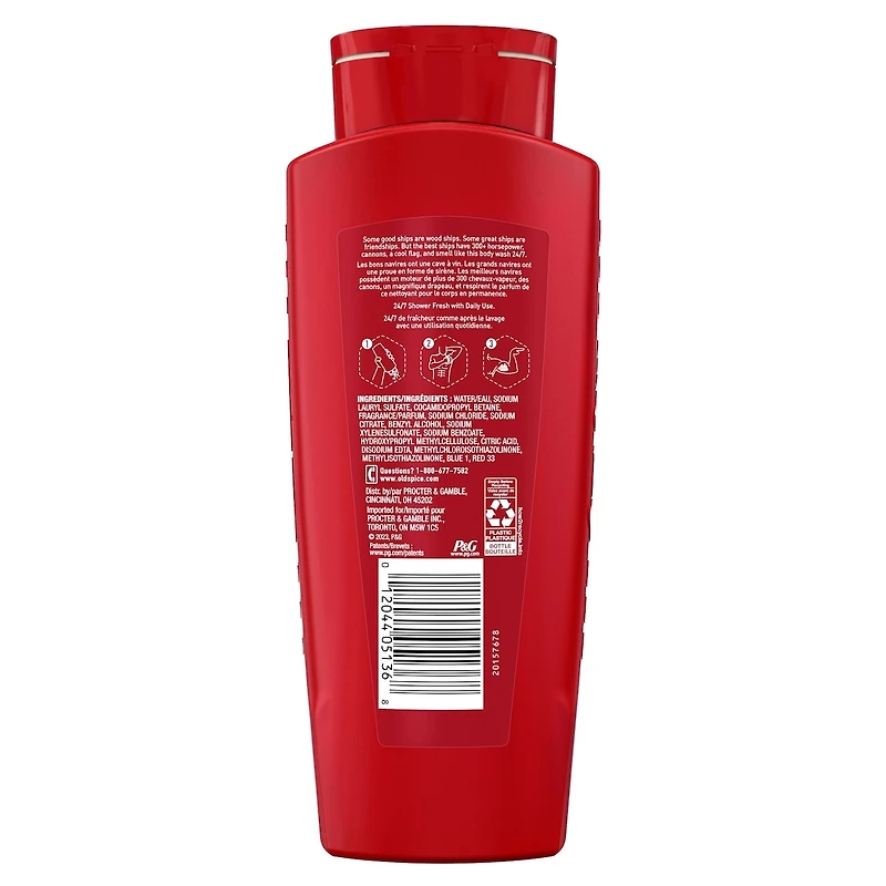 Old Spice Red Collection Body Wash for Men, Captain Scent