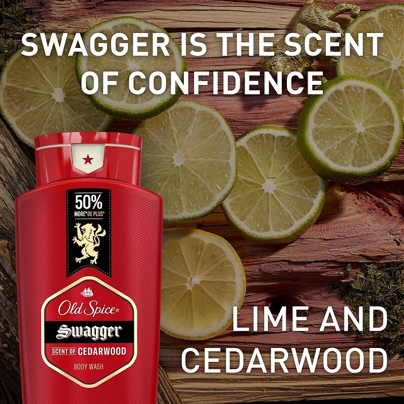 Old Spice Swagger Scent of Confidence, Body Wash for Men