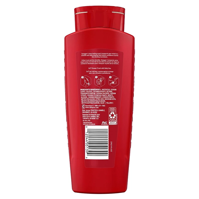 Old Spice Swagger Scent of Confidence, Body Wash for Men