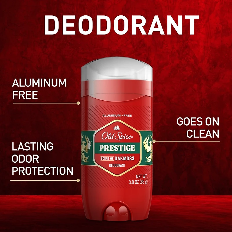 Old Spice Red Collection Deodorant for Men, Prestige Scent