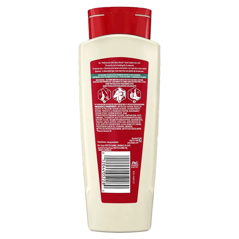 Old Spice Men's Body Wash Moisturize with Shea Butter