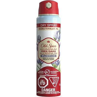 Old Spice Aluminum Free Dry Spray, Wilderness
