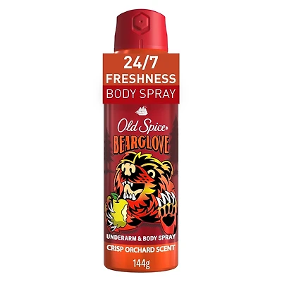 Vaporisateur pour le corps sans aluminium Old Spice pour hommes, Bearglove